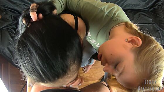 two girls one guy 3 girls blowjob