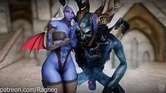butt 3d demons gangbang
