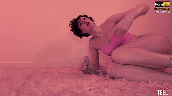 comedy akira pantyhose footjob