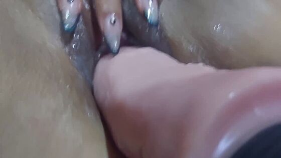 loud moaning bbwthick thighs big ass masterbating dildo