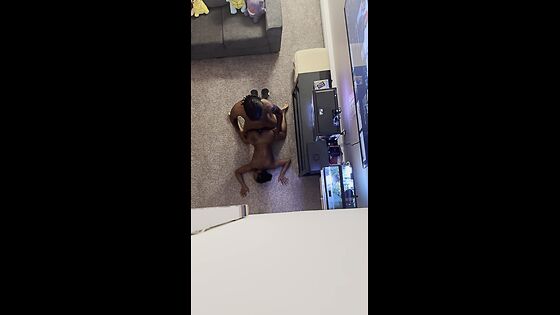 real couple homemade black cock deep in his ass