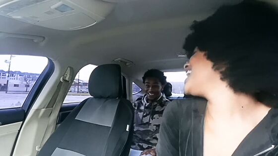 car sex cute girl blowjob