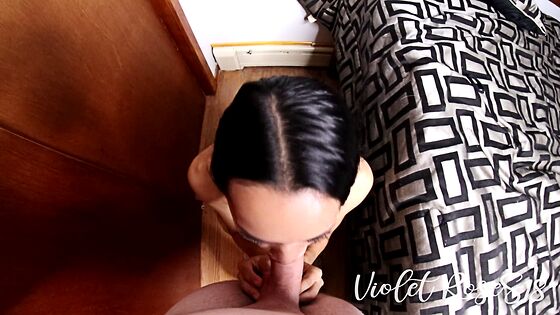 sloppy blowjob cute korean girl cum in mouth