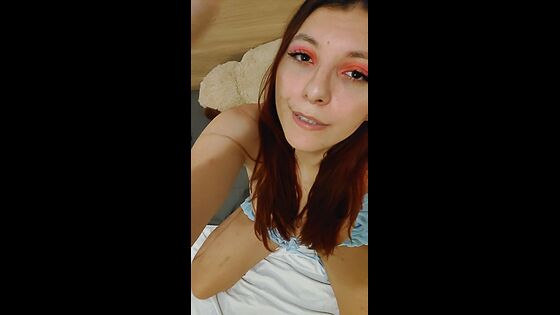 dirty talk german self facial cum eating