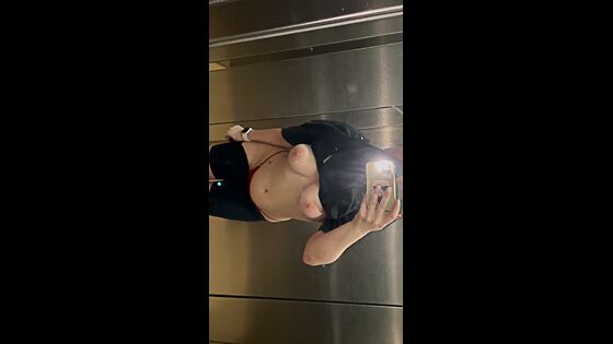 blonde elevator porn teen