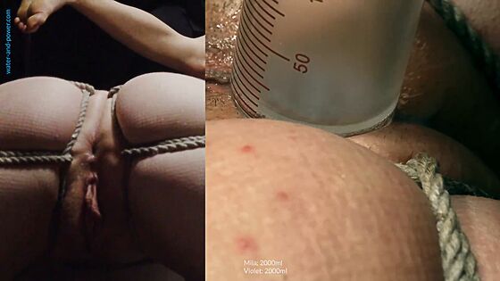 belly inflation enema bdsm