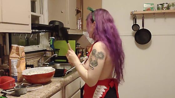 casual girl scout slut selling cookies