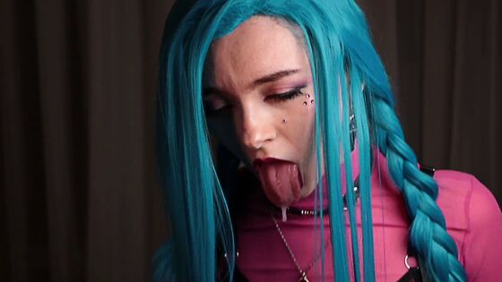 ahegao face jinx xvhub cosplay