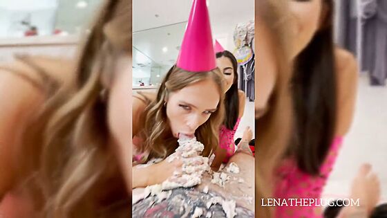 icing on the cake lena the plug and emily threesome porn videos