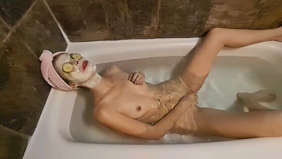 bathtub masturbation in bath