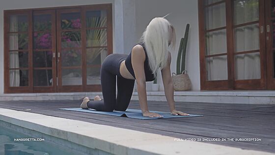 solo squirt outdoor yoga class xxx