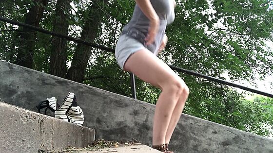 outdoor masturbation panty stuffing and cum porn videos