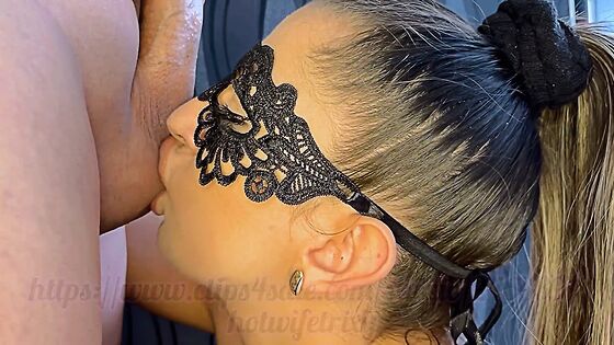 sloppy deepthroat pov drool blowjob