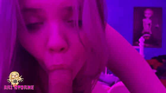 close up pov virtual blowjob xv hub cum