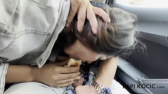 oral sex public pick up girl model