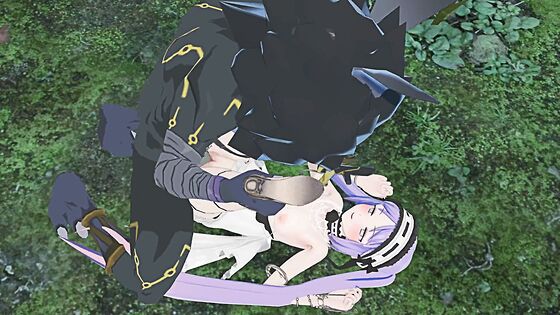 rough xvhub japanese girl gangbang in the forest